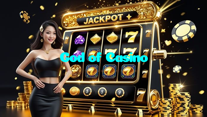 God of Casino casino presented on mobile device in Pakistan with slots and live games